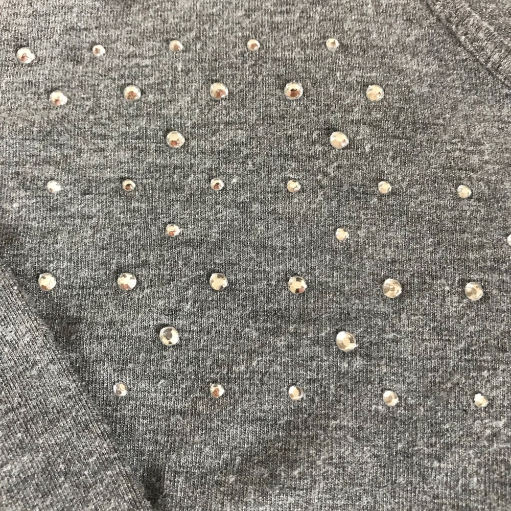 Gray Girl’s Rhinestone Top - Picture 2 of 4